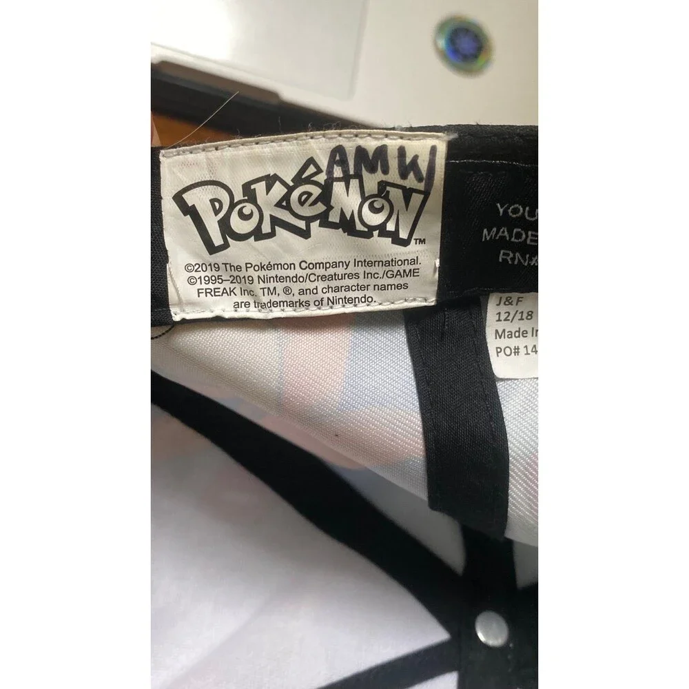 Pokemon company Youth OSFM Snapback Flatbill Hat Pikachu